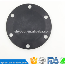 Fabric reinforced silicone rubber diaphragm